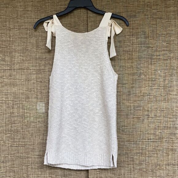 Madewell cotton linen knit top off white - Picture 6 of 6